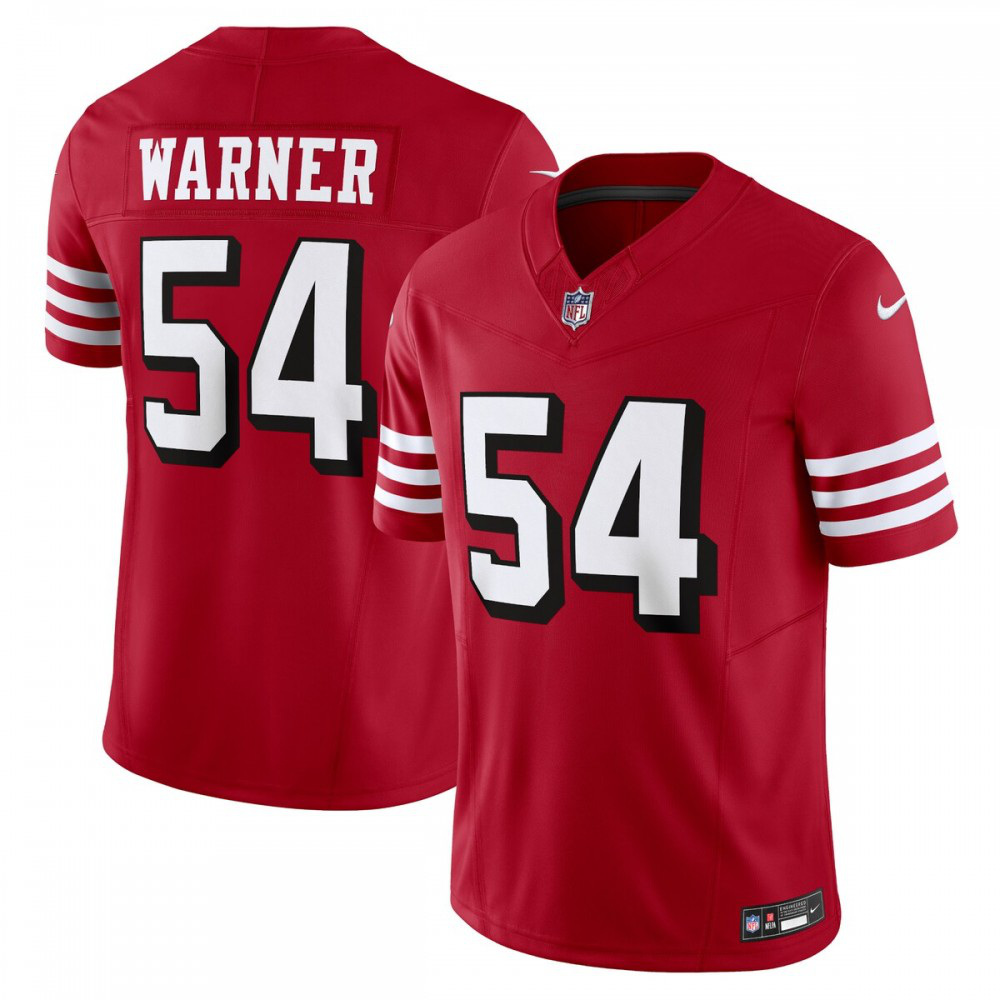 Fred Warner San Francisco 49ers Nike Vapor F.U.S.E. Limited Alternate 1 Jersey - Scarlet-GridironStore